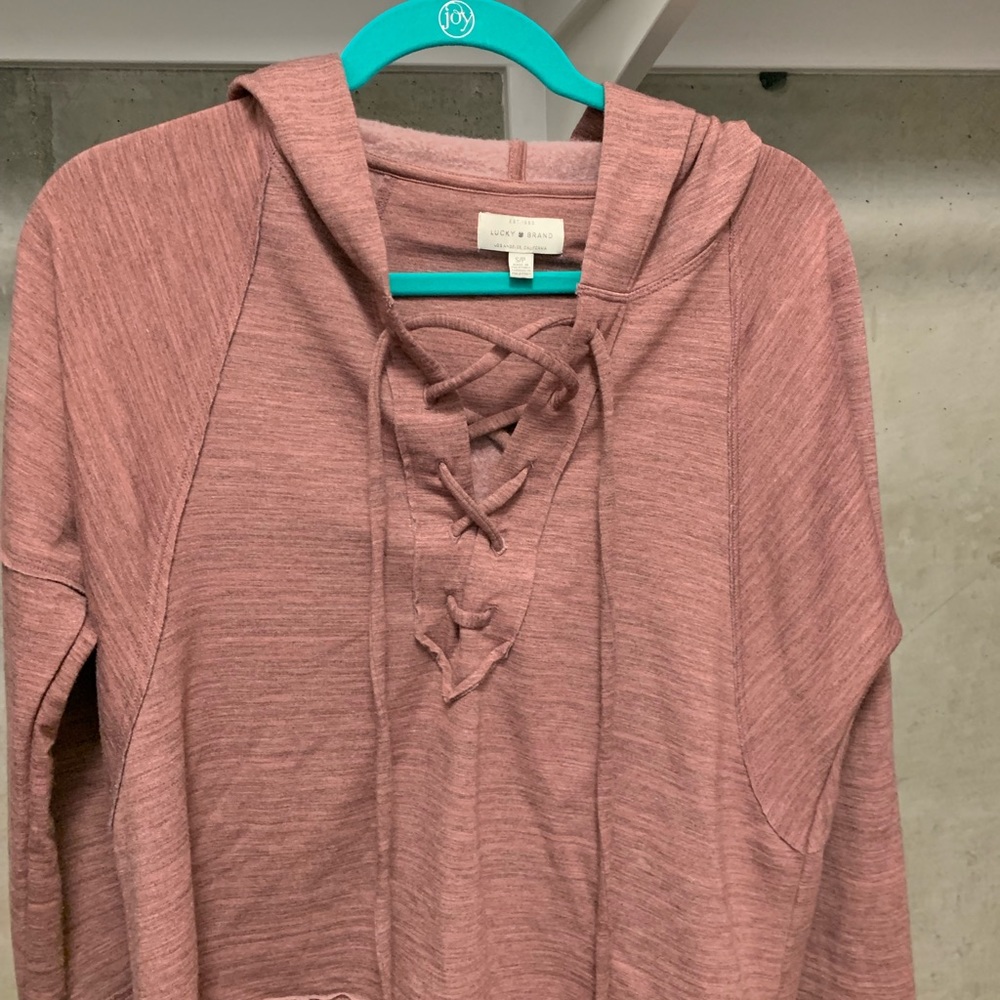Lucky Lace up hoodie